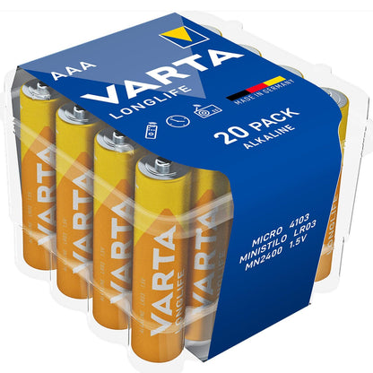 Longlife AAA / LR03 Batteri 20-pack - Hemberedskap- 